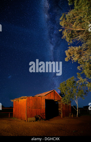 Old rustic shed in outback Australia Stock Photo