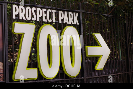 Prospect park zoo entrance Stock Photo