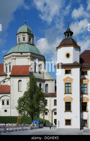 Saint Lawrence Basilica in Kempten. Stock Photo