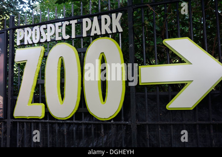 Prospect park zoo entrance Stock Photo