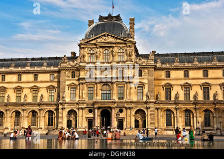 Pavillon Sully, Sully wing, Musée du Louvre, Louvre Museum, Paris, Ile de France region, France, Europe Stock Photo