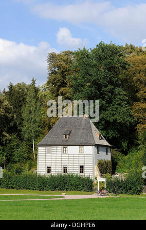 Goethe's Garden House, UNESCO World Cultural Heritage Site, in Park on the Ilm, Weimar, Thuringia, Germany