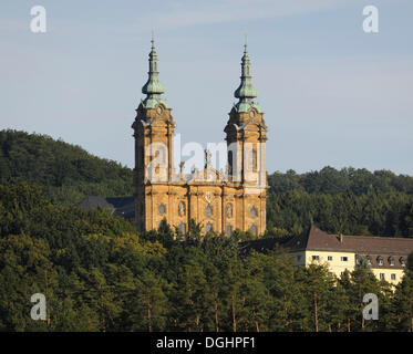 Basilica of the Fourteen Holy Helpers, Basilika Vierzehnheiligen, pilgrimage church, bei Bad Staffelstein, Oberfranken, Bavaria Stock Photo