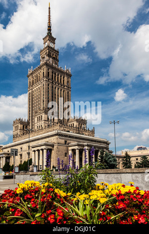The Palace of Culture and Science in Warsaw. Stock Photo