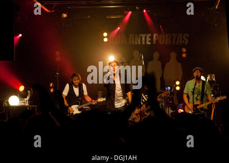 The Swiss pop and rock band Dada ante portas live at the Schueuer venue, Lucerne, Switzerland Stock Photo