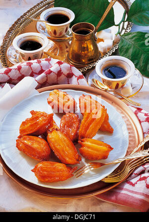 Tulumba syrup pastries, Turkey. Stock Photo