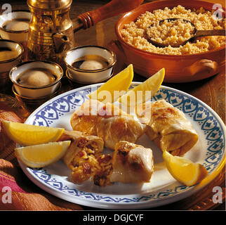 White cabbage with Arabic filling, Lebanon. Stock Photo