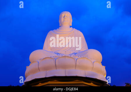 24m high, white Buddha statue, Nha Trang, Vietnam, Asia Stock Photo