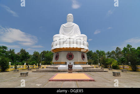 24m high, white Buddha statue, Nha Trang, Vietnam, Asia Stock Photo