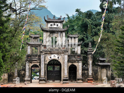 Perfume Pagoda, near Ninh Binh, dry Halong Bay, Vietnam, Southeast Asia Stock Photo