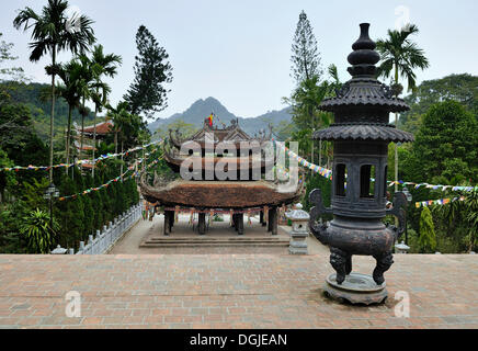 Thien Tru Pagoda in the Perfume Pagoda, near Ninh Binh, dry Halong Bay, Vietnam, Southeast Asia Stock Photo