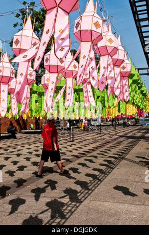 The Yi Peng Lantern Festival in Chiang Mai in Thailand. Stock Photo