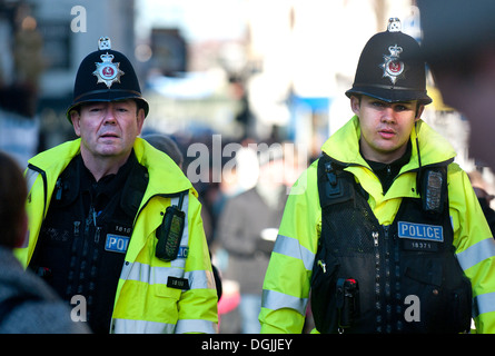 Two officers from the Kent Constabulary. Stock Photo