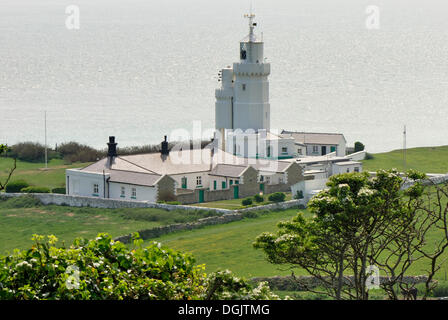 St. Catherine's Lighthouse, St. Catherine's Point, Isle of Wight, southern England, England, United Kingdom, Europe Stock Photo