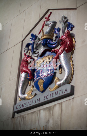 The Chartered insurance institute coat of arms, London, UK Stock Photo