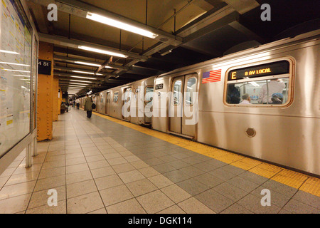 Subway in New York, USA. Stock Photo