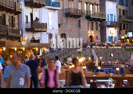 Restaurant in Kyrenia, North Cyprus Stock Photo