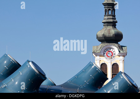 A view of the contemporary art museum Kunsthaus Graz. Stock Photo