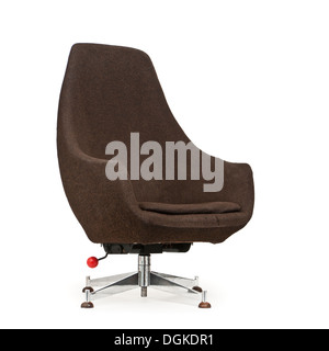 Vintage swivel and tilt armchair from the late 1960's / early 1970's Stock Photo