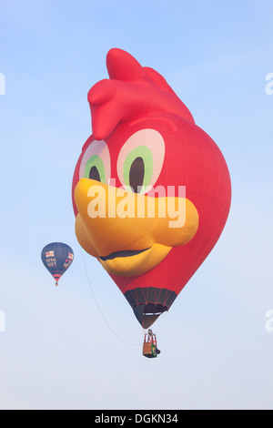 Hot air balloons at Bristol Balloon Fiesta 2012. Stock Photo