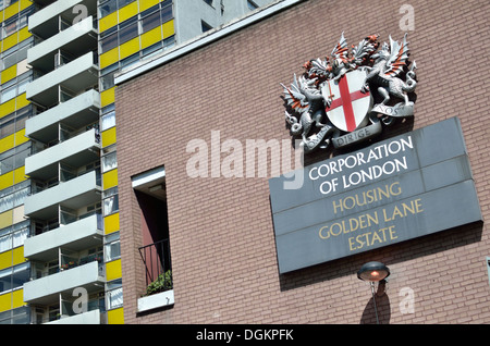 Corporation of London Golden Lane Estate. Stock Photo