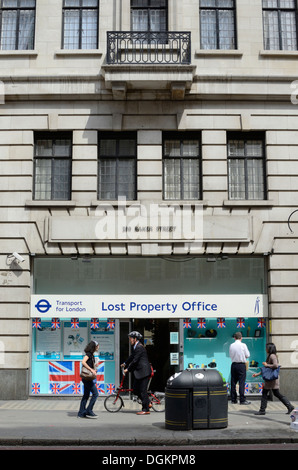 London Transport Lost Property Office. Stock Photo