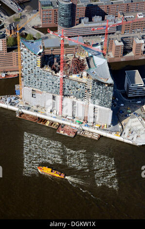 Aerial view, Elbe Philharmonic Hall, Hamburg, Hamburg, Hamburg, Germany Stock Photo