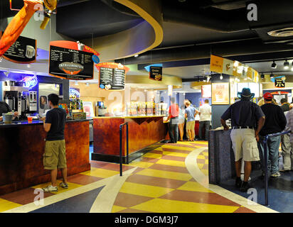 Interior view, fast food, Navy Pier amusement center in Chicago, Illinois, United States of America, USA Stock Photo