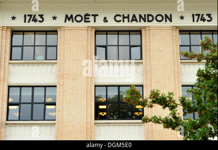 Statue of Dom Perignon, Moet et Chandon winery headquarters, LVMH luxury  goods group, Louis Vuitton Moet Hennessy, Epernay Stock Photo - Alamy