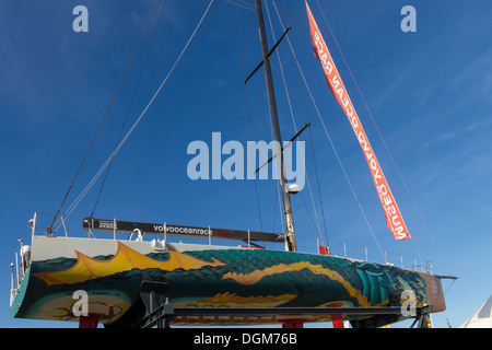 Spain Alicante, Marina. Volvo Ocean Race museum Stock Photo