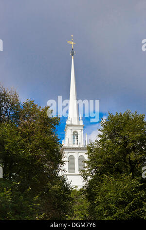 The Old North Church in Boston, one of the oldest churches in Boston, Massachusetts, New England, USA Stock Photo