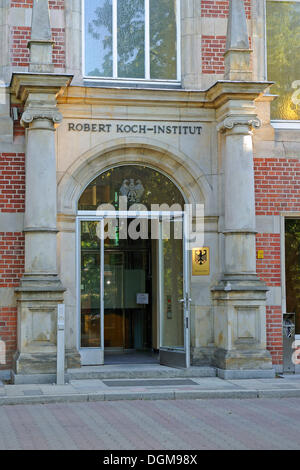 Robert Koch Institute, RKI, building, main entrance, Berlin Stock Photo