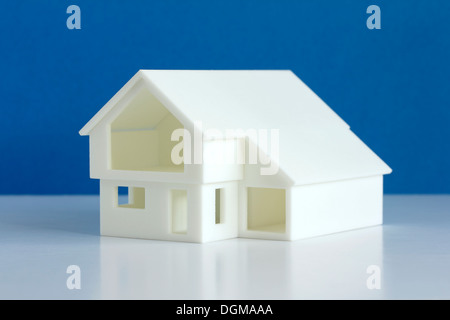 3D Printed Model House Stock Photo