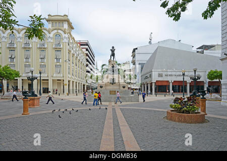 Pedestrian zone in the old town of Guayaquil, Ecuador, South America Stock Photo