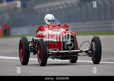 Alfa Romeo P3, built in 1934, Oldtimer Grand Prix Nurburgring 2010 race, Nurburgring race track, Rhineland-Palatinate Stock Photo