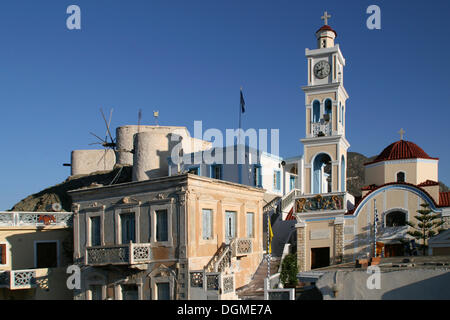 Olympos, Karpathos Island, Aegean Islands, Aegean Sea, Greece, Europe Stock Photo