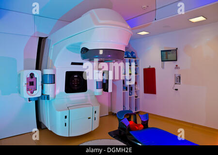 Linear particle accelerator in a radiotherapy practice, Germany Stock ...
