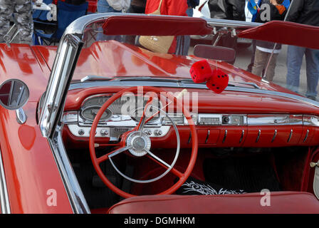 Interior in a Ford Edsel Corsair 1959 at a meeting Stock Photo