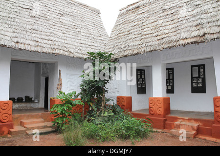 A Traditional Ashanti Shrine - Besease Shrine - Ghana Stock Photo