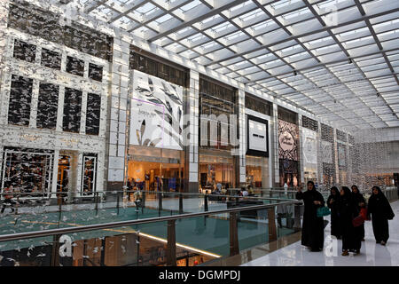 Fashion Avenue in Dubai Mall shopping centre, United Arab Emirates, Middle East, Asia Stock Photo