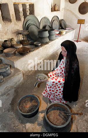 traditional arabic kitchen in museum, dubai, uae Stock Photo - Alamy