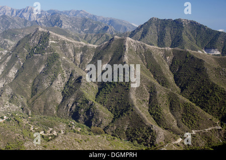 The Sierra Almijara mountains Stock Photo