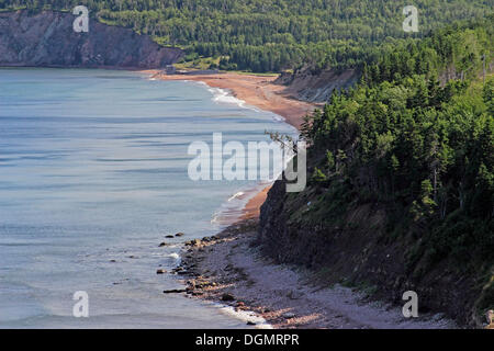 Coastline, Cabot Trail, Cape Breton, Nova Scotia, Canada Stock Photo