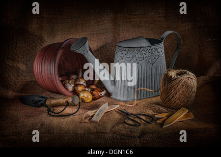 Light painting Still life image Stock Photo