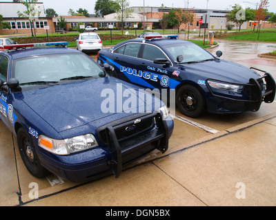 Oak Park Police cars, Oak Park, Michigan, USA Stock Photo