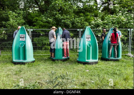 Public Urinal Toilet at Festival or Event Stock Photo - Alamy