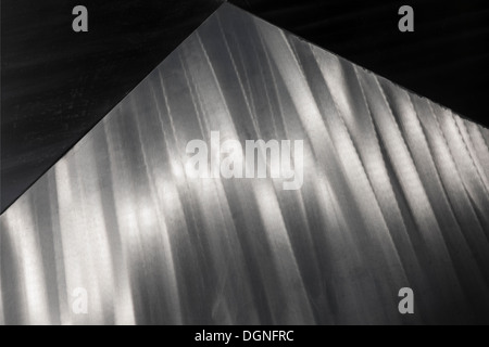Thailand, Chiang Rai, stainless steel texture Stock Photo