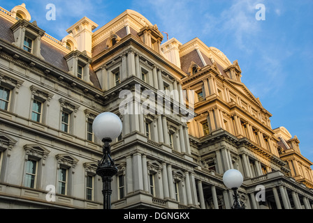 Eisenhower Executive Office Building, located to the west side of the White House, in Washington, D.C. (USA) Stock Photo