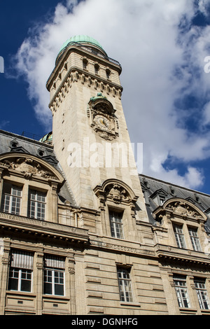 The historic building of Sorbonne University (Sorbonne Université), a ...