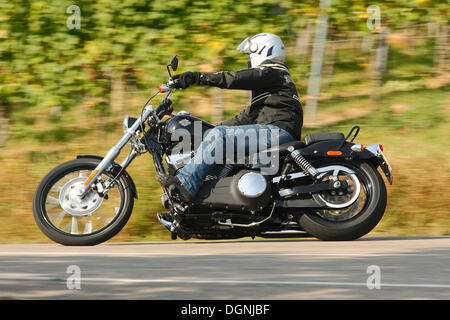 Harley Davidson Wide Glide Stock Photo